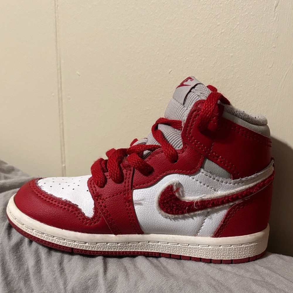 Nike Jordan Kids Red, White, and Grey